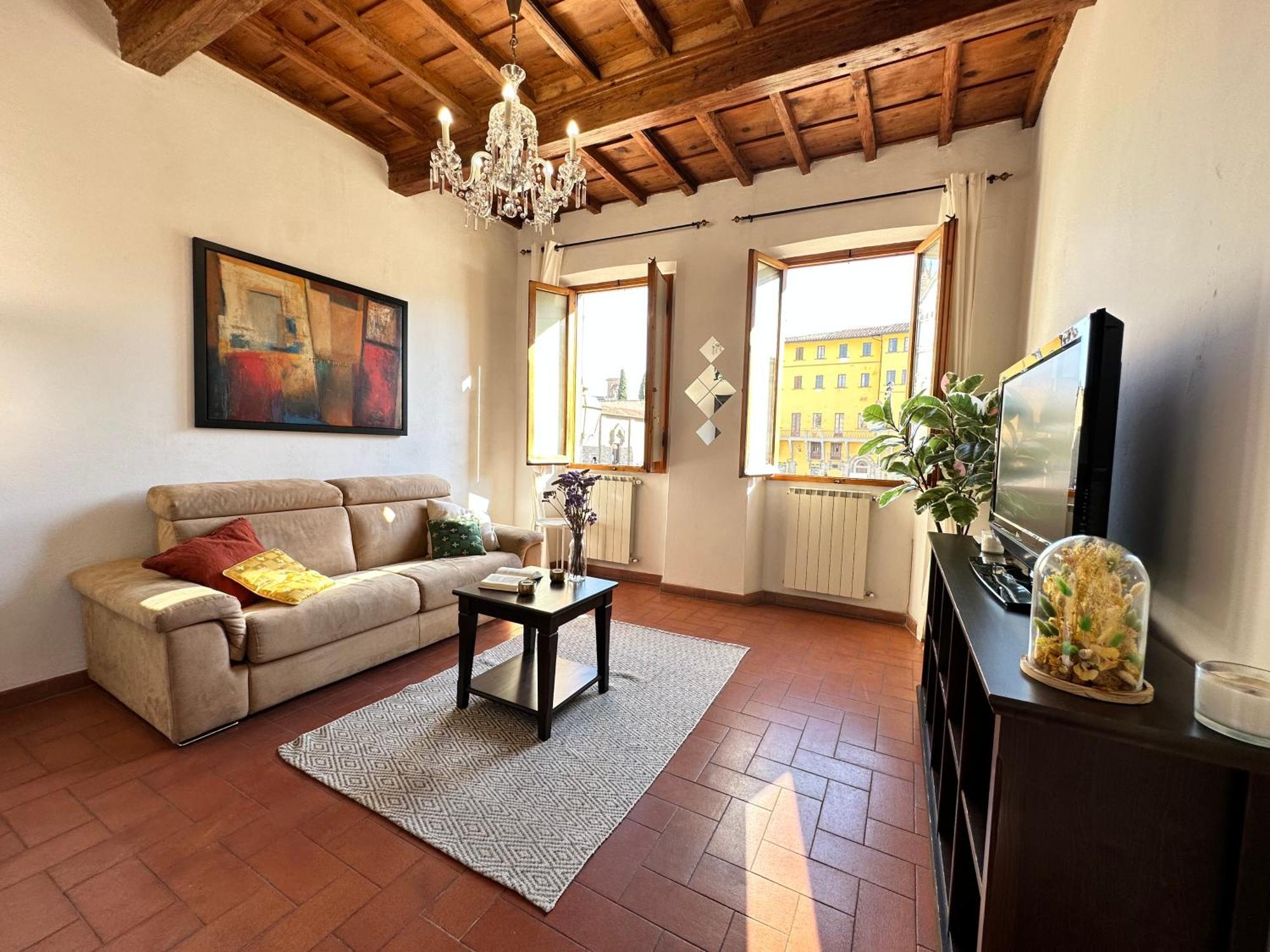Apartamento Luxurious View On Santa Croce Florencia Exterior foto