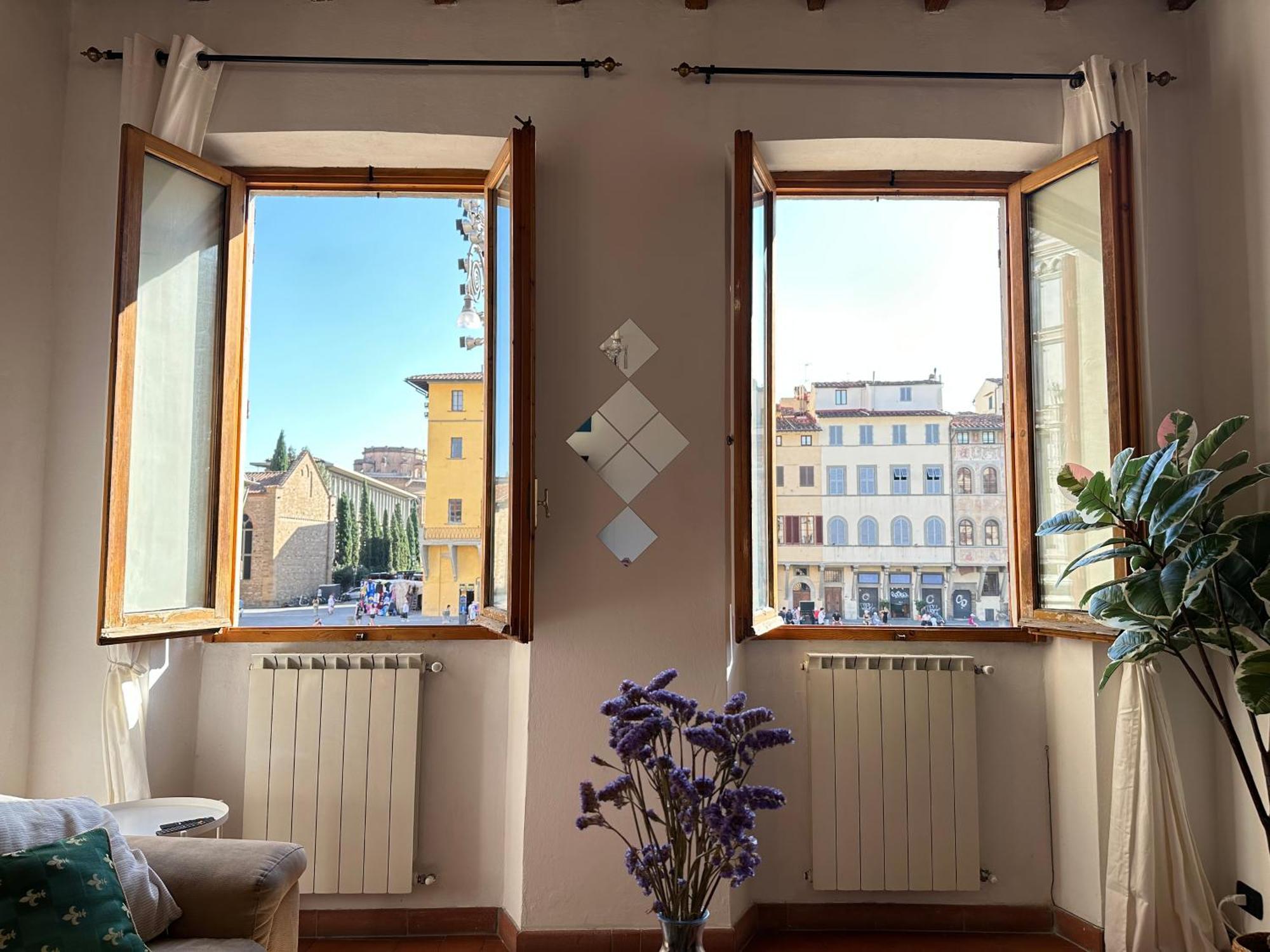 Apartamento Luxurious View On Santa Croce Florencia Exterior foto