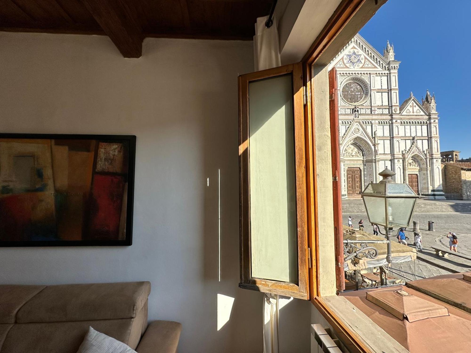 Apartamento Luxurious View On Santa Croce Florencia Exterior foto