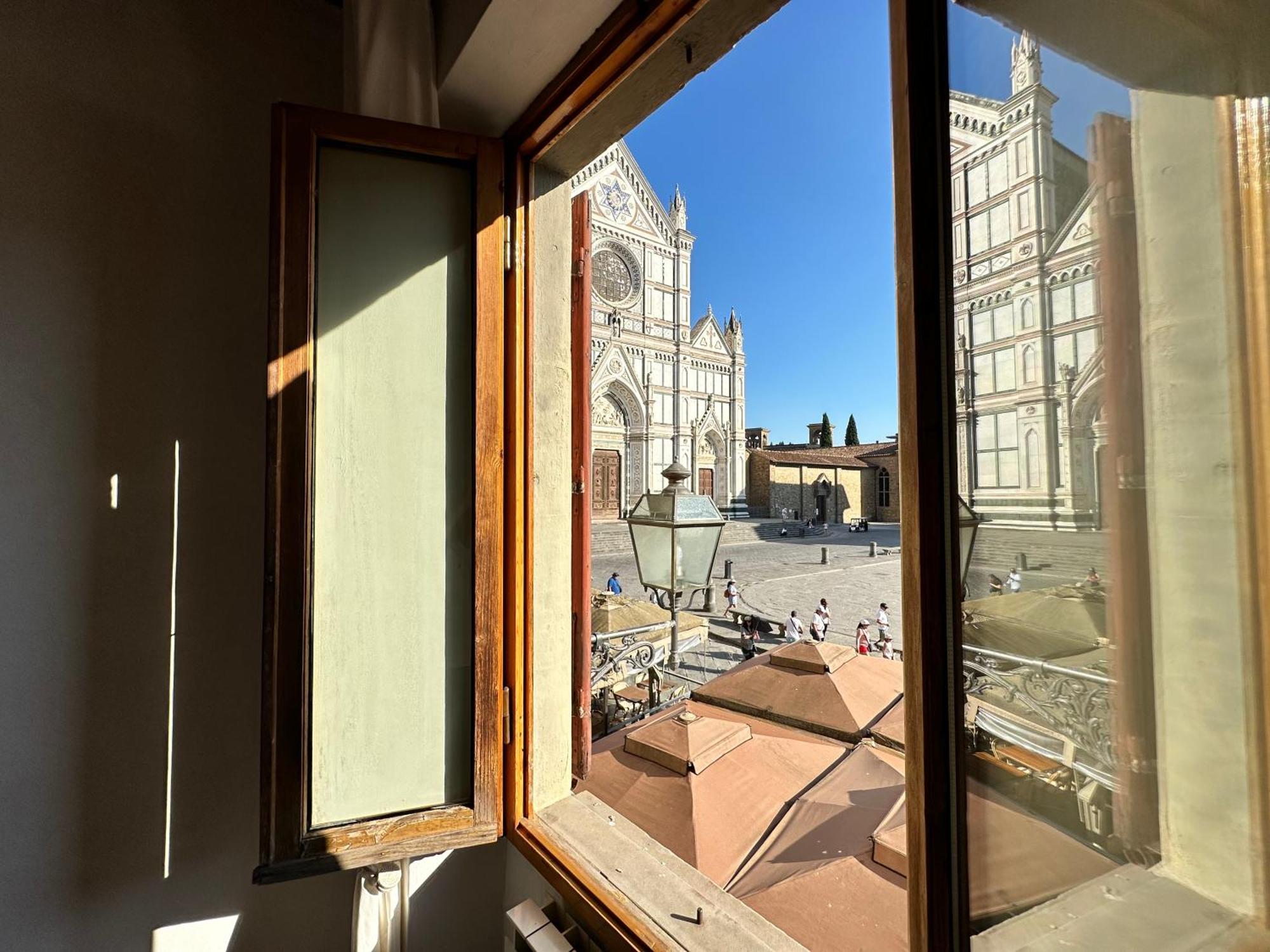 Apartamento Luxurious View On Santa Croce Florencia Exterior foto