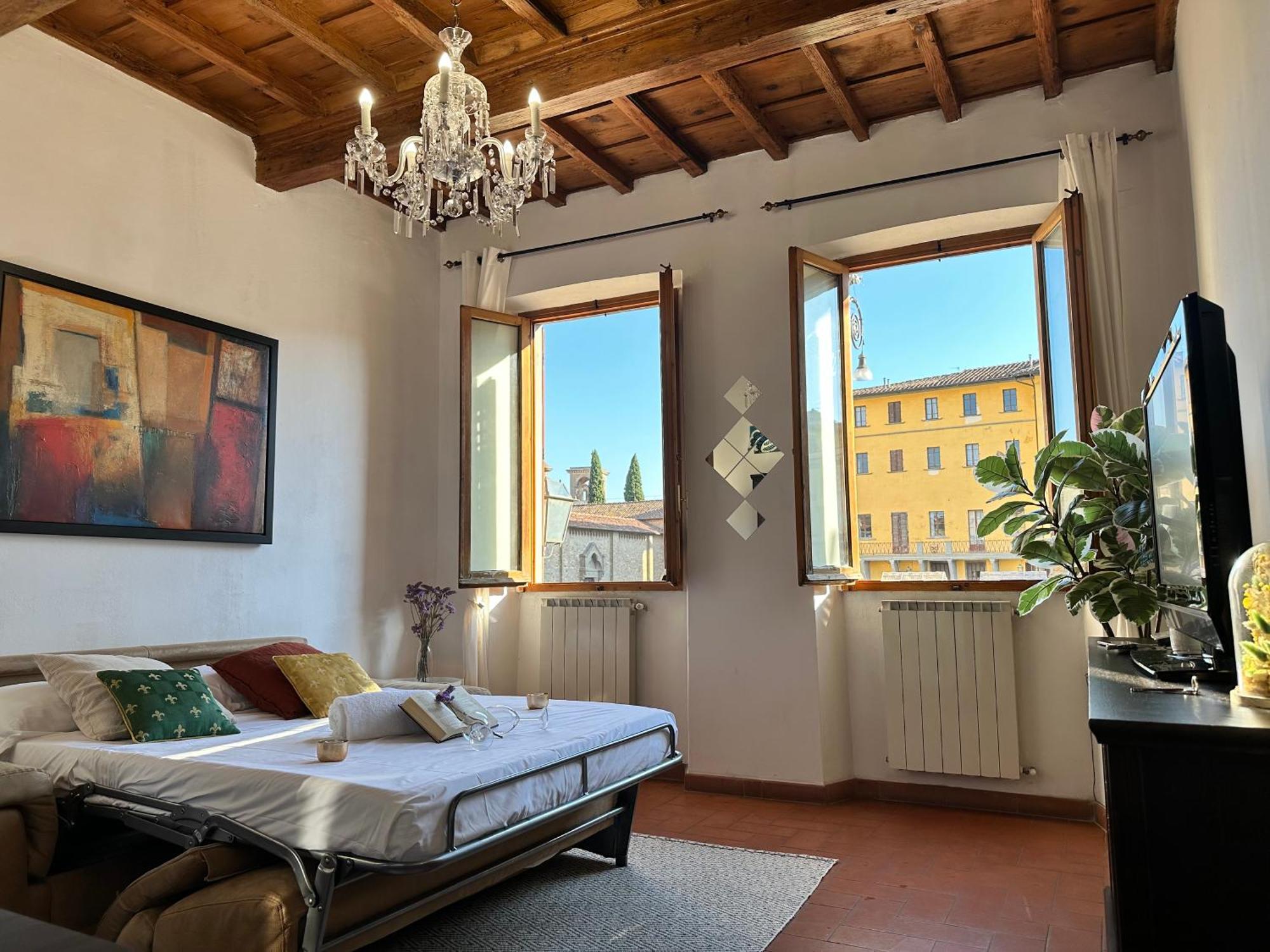 Apartamento Luxurious View On Santa Croce Florencia Exterior foto